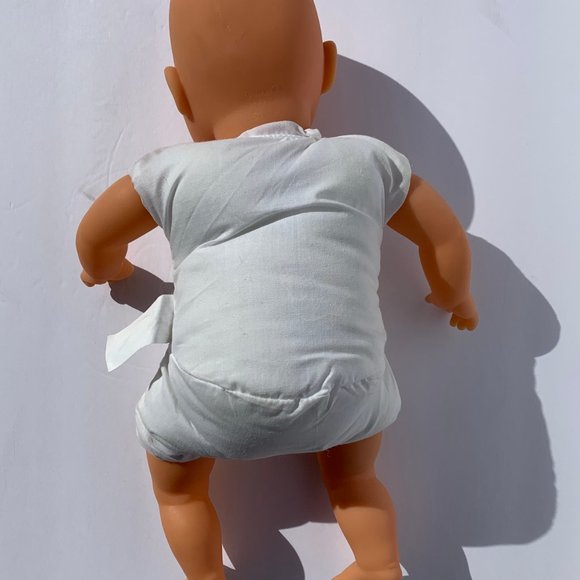 Vintage Baby Doll 14 Inches Polar Bear Outfit Huggable by Simba Toys Sweet! - Picture 12 of 16